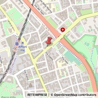 Mappa Via Vincenzo da Seregno, 19, 20161 Milano, Milano (Lombardia)