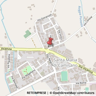 Mappa Via Canove, 7, 36043 Camisano Vicentino, Vicenza (Veneto)