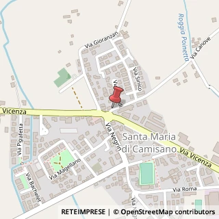 Mappa Via Canove, 5, 36043 Camisano Vicentino, Vicenza (Veneto)