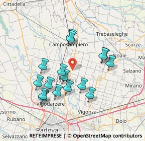 Mappa Via Sant'Antonio, 35011 Campodarsego PD, Italia (6.67688)