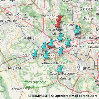 Mappa Via Magenta, 20017 Rho MI, Italia (6.10667)