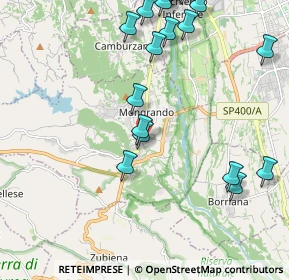 Mappa Via Ponte Graglione, 13888 Mongrando BI, Italia (2.6655)