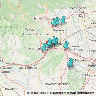 Mappa Via Spessa, 36051 Creazzo VI, Italia (10.75)