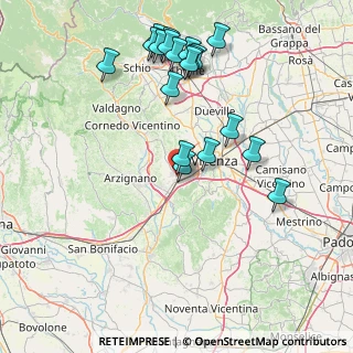 Mappa Via Spessa, 36051 Creazzo VI, Italia (16.92368)