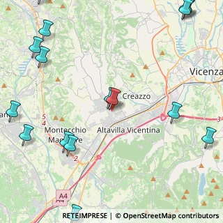 Mappa Via Spessa, 36051 Creazzo VI, Italia (6.58188)