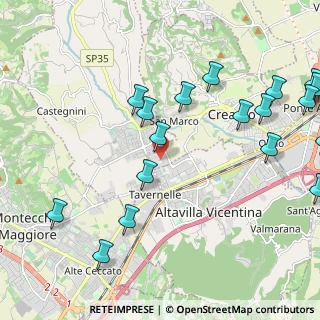 Mappa Via Spessa, 36051 Creazzo VI, Italia (2.8595)