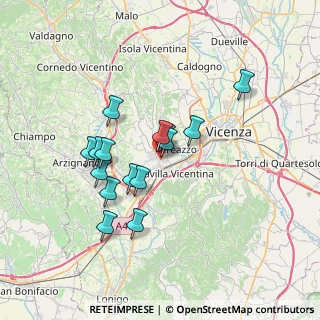 Mappa Via Spessa, 36051 Creazzo VI, Italia (5.942)