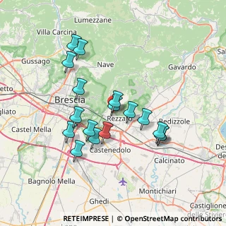 Mappa Via Don Luigi Milani, 25086 Rezzato BS, Italia (6.53941)