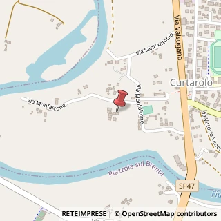 Mappa Via Monfalcone, 13, 35010 Curtarolo, Padova (Veneto)