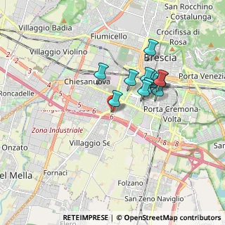 Mappa TORRE SUD, 25125 Brescia BS, Italia (1.40917)