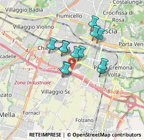 Mappa TORRE SUD, 25125 Brescia BS, Italia (1.23583)