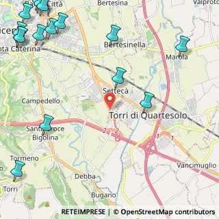 Mappa Viale della Serenissima, 36100 Torri di Quartesolo VI, Italia (3.64688)
