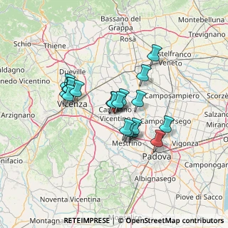 Mappa Via Stadio, 36043 Camisano Vicentino VI, Italia (10.50632)