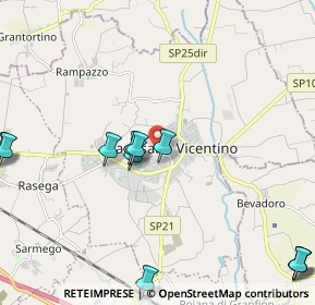 Mappa Via Stadio, 36043 Camisano Vicentino VI, Italia (2.66)