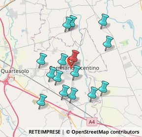 Mappa Via Stadio, 36043 Camisano Vicentino VI, Italia (3.42667)