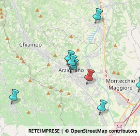 Mappa Via IV Novembre, 36071 Arzignano VI, Italia (5.41)