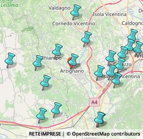 Mappa Via IV Novembre, 36071 Arzignano VI, Italia (9.7765)