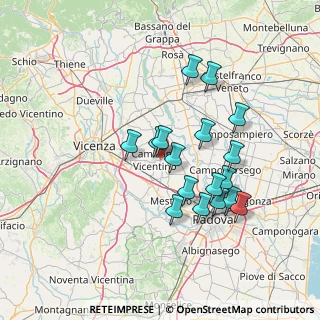 Mappa Via Cadona, 36043 Camisano Vicentino VI, Italia (12.67059)