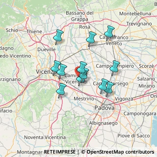Mappa Via Cadona, 36043 Camisano Vicentino VI, Italia (10.99083)