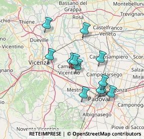 Mappa Via Cadona, 36043 Camisano Vicentino VI, Italia (11.99583)