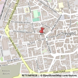 Mappa Via Gaetano Donizetti, 3, 24047 Treviglio, Bergamo (Lombardia)