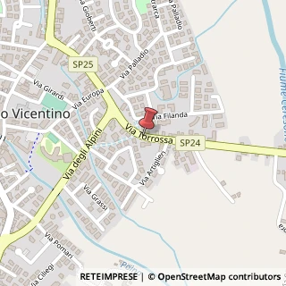 Mappa Via torrossa 108, 36043 Camisano Vicentino, Vicenza (Veneto)