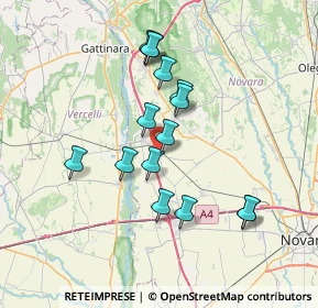 Mappa Via S. Giuseppe, 28064 Sillavengo NO, Italia (6.38733)