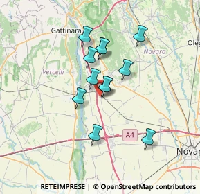 Mappa Via S. Giuseppe, 28064 Sillavengo NO, Italia (5.28583)