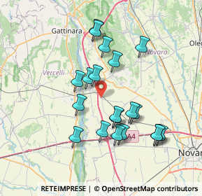 Mappa Via S. Giuseppe, 28064 Sillavengo NO, Italia (6.8195)