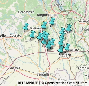 Mappa Via S. Giuseppe, 28064 Sillavengo NO, Italia (9.05)