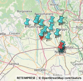 Mappa Via S. Giuseppe, 28064 Sillavengo NO, Italia (11.882)