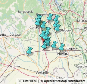 Mappa Via S. Giuseppe, 28064 Sillavengo NO, Italia (9.2885)