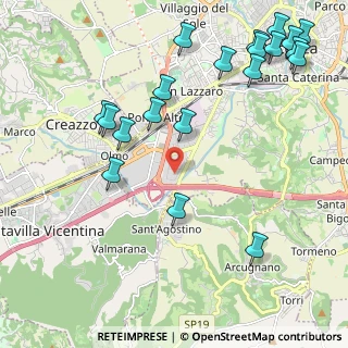 Mappa Viale della Tecnica, 36100 Vicenza VI, Italia (2.658)