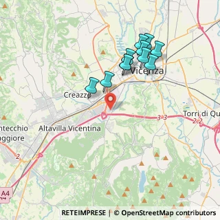 Mappa Viale della Tecnica, 36100 Vicenza VI, Italia (3.55727)