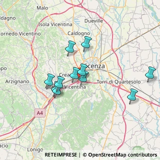 Mappa Viale della Tecnica, 36100 Vicenza VI, Italia (6.16)