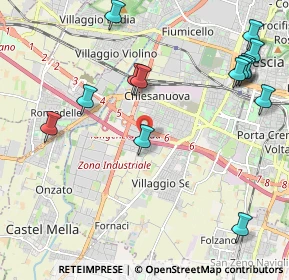 Mappa E64, 25125 Brescia BS, Italia (2.54429)