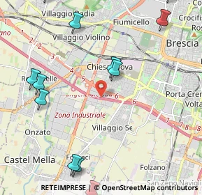 Mappa E64, 25125 Brescia BS, Italia (2.86917)