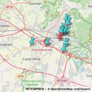 Mappa E64, 25125 Brescia BS, Italia (3.61267)