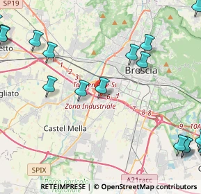 Mappa E64, 25125 Brescia BS, Italia (6.701)