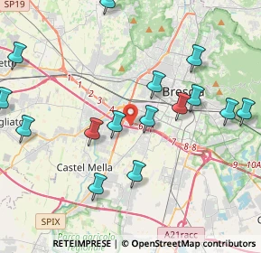 Mappa E64, 25125 Brescia BS, Italia (4.52733)