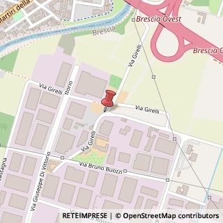 Mappa Via girelli 11/d, 25125 Brescia, Brescia (Lombardia)