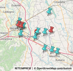 Mappa Via Puccini, 36040 Torri di Quartesolo VI, Italia (6.99)