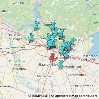 Mappa Via Arcangelo Tadini, 25125 Brescia BS, Italia (9.35053)
