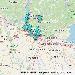 Mappa Via Arcangelo Tadini, 25125 Brescia BS, Italia (9.24909)