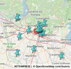 Mappa Via Arcangelo Tadini, 25125 Brescia BS, Italia (11.412)