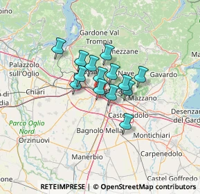 Mappa Via Arcangelo Tadini, 25125 Brescia BS, Italia (8.08571)