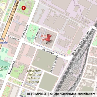 Mappa Viale Sarca, 20122 Milano, Milano (Lombardia)