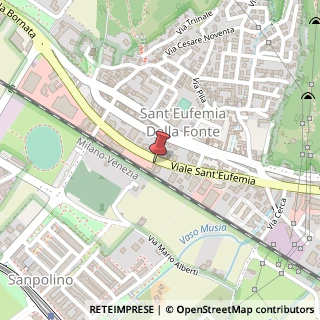 Mappa Viale Sant'Eufemia, 44, 25135 Brescia, Brescia (Lombardia)