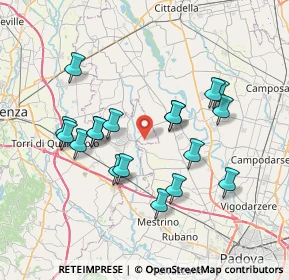 Mappa Via Boschi, 36043 Camisano Vicentino VI, Italia (6.935)