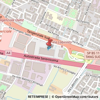 Mappa Via Arcangelo Tadini, 27, 25125 Brescia, Brescia (Lombardia)